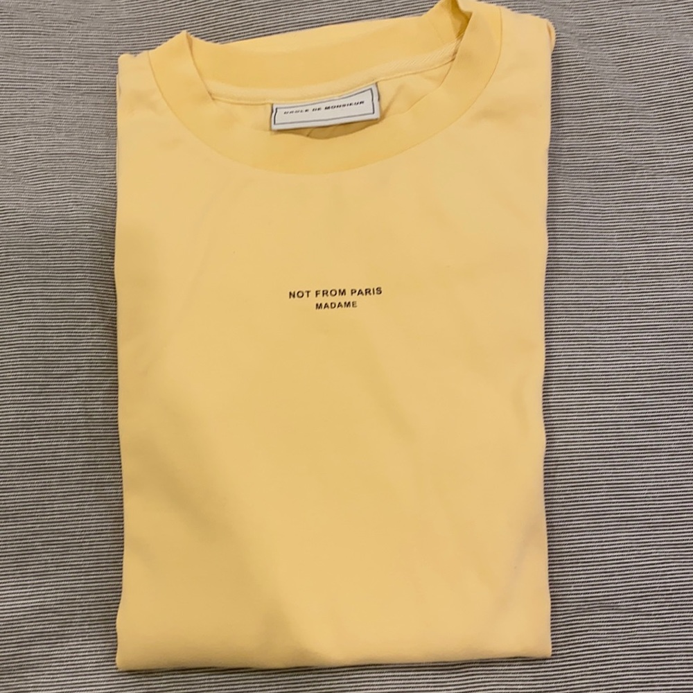 Drôle De Monsieur Yellow T-shirt